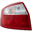 Driver Side Tail Light, with Bulb, Halogen, Clear and Red Lens, Base Model
