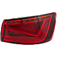 Passenger Side, Outer Tail Light, with Bulb, LED, Red Lens, Convertible/Sedan