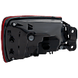 Passenger Side, Outer Tail Light, with Bulb, LED, Red Lens, Convertible/Sedan