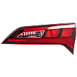 Passenger Side, Inner Tail Light, with Bulb, Halogen, Clear and Red Lens, Base Model, 6 Cyl., 3.5L Engine
