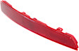 Rear, Driver Side Bumper Reflector
