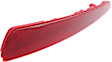 Rear, Driver Side Bumper Reflector