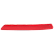 Rear, Passenger Side Bumper Reflector
