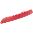 Rear, Passenger Side Bumper Reflector