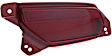 Rear, Passenger Side Bumper Reflector, CAPA Certified