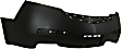 Rear Primed Bumper Cover, Without Parking Aid Sensor Holes
