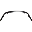 Rear Primed Bumper Cover, Base Model, Sedan, For Models Without S-Line Package, With Parking Aid Sensor Holes