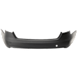 Rear Primed Bumper Cover, 4 Cyl., 2.0L Engine, Sedan, For Models Without S-Line Package, Without Parking Aid Sensor Holes