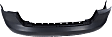 Rear Primed Bumper Cover, Base Model, Sedan, Without Parking Aid Sensor Holes