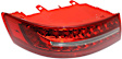 Driver Side, Outer Tail Light, without Bulb, Halogen, Clear and Red Lens, Base Model