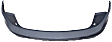 Rear Primed Bumper Cover, For Models Without S-Line Package, Without Parking Aid Sensor Holes