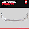Rear, Driver or Passenger Side Bumper Trim, Chrome