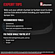 Rear, Driver or Passenger Side Bumper Trim, Chrome