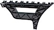Rear, Passenger Side Bumper Retainer, Base Model