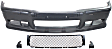 Front Primed Bumper Cover, Sport Upgrade Kit, M3 Style, With Bumper Strips and Tow