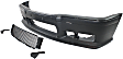 Front Primed Bumper Cover, Sport Upgrade Kit, M3 Style, With Bumper Strips and Tow