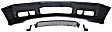 Front Primed Bumper Cover, Sport Upgrade Kit, M3 Style, With Bumper Strips and Tow