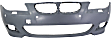 Front Primed Bumper Cover, Sedan/Wagon, For Models With M Package, With Park Distance Control, With Fog Light Holes