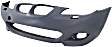Front Primed Bumper Cover, Sedan/Wagon, For Models With M Package, Without Park Distance Control, With Fog Light Holes