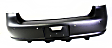 Rear Primed Bumper Cover, CX/CXL/Super Models, For Models With Parking Aid Sensor, Without Side Object Sensor