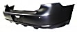 Rear Primed Bumper Cover, CX/CXL/Super Models, For Models With Parking Aid Sensor, Without Side Object Sensor