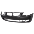 Front Primed Bumper Cover, For Models Without M Package, Without Park Distance Control Sensor Holes, E60 LCI (Sedan)/E61 LCI (Wagon)