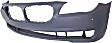 Front Primed Bumper Cover, For Models Without M Package, With Park Distance Control, With Side View Cam, With Fog Light Holes