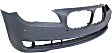 Front Primed Bumper Cover, For Models Without M Package, With Park Distance Control, With Side View Cam, With Fog Light Holes