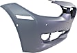 2015 BMW 320i Base - Front Primed Bumper Cover,  For Models With Luxury/Modern/Sport Line, Without M Sport and Park Assist System, With Side View Camera, Sedan