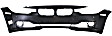 2015 BMW 320i Base - Front Primed Bumper Cover,  For Models With Luxury/Modern/Sport Line, Without M Sport and Park Assist System, With Side View Camera, Sedan