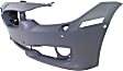 Front Primed Bumper Cover, Base Model, Sedan/Wagon, For Models Without M Package, Standard Type, With Fog Light Holes, With Parking Aid Sensor Holes, With Headlight Washer Holes