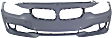 Front Primed Bumper Cover, With Park Sensor, Washer Holes and Fog Light Holes, For Models Without M Package, Standard Type, Except M3, Sedan/Wagon