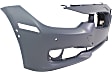 Front Primed Bumper Cover, With Park Sensor, Washer Holes and Fog Light Holes, For Models Without M Package, Standard Type, Except M3, Sedan/Wagon
