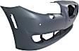 Front Primed Bumper Cover, Base Model, Sedan, With Park Distance Sensor Holes, With Side View Camera Holes