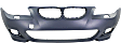 Front Primed Bumper Cover, For Models With M Package, Without Park Distance Control Sensor Holes, E60 LCI (Sedan)/E61 LCI (Wagon)