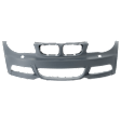 Front Primed Bumper Cover, Base Model, 6 Cyl., 3.0L Engine, With Headlight Washer Holes
