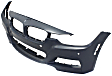2013-2018 BMW 320i - Front Primed Bumper Cover, For Models With M Sport Package, Park Assist System, and Park Distance Control Sensor, Without Side View Camera
