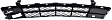 Front Bumper Grille, Textured Dark Gray