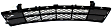Front, Center Bumper Grille, Black, 4 Cyl., 2.4L Engine