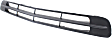 Front, Lower Bumper Grille, Textured Black
