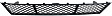 Front, Center Bumper Grille, Textured Black, Base Model