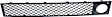 Front, Center Bumper Grille, Textured Black, Base Model