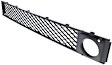 Front, Center Bumper Grille, Textured Black, Base Model