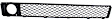 Front, Center Bumper Grille, Textured Black, Base Model