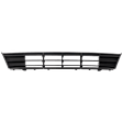 Front, Center Bumper Grille, Textured Black, Base Model
