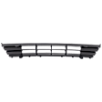 Front, Center Bumper Grille, Textured Black, Base Model