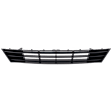 Front, Center Bumper Grille, Textured Black, Base Model, CAPA Certified