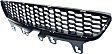 Front, Center Bumper Grille, Black