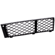Front, Driver Side, Outer Bumper Grille, Textured Black