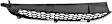 Front, Passenger Side Bumper Grille, Black